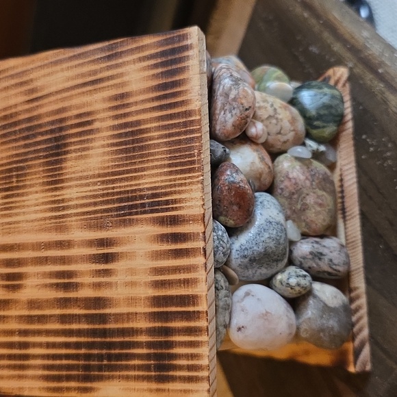 Stone Decorated Handmade Birdhouse - Picture 5 of 9